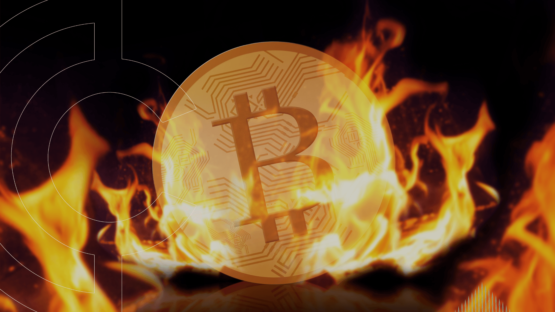 En un mundo que arde, Bitcoin se mantiene fuerte.